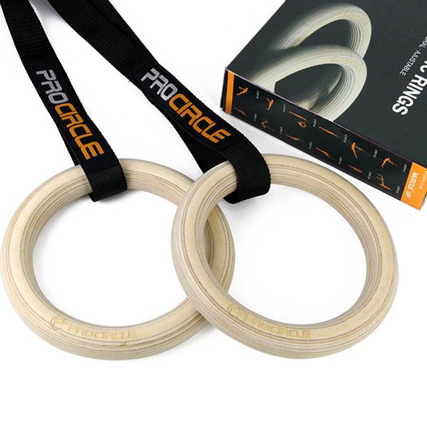 Procircle Wooden Gymnastic Rings 32mm