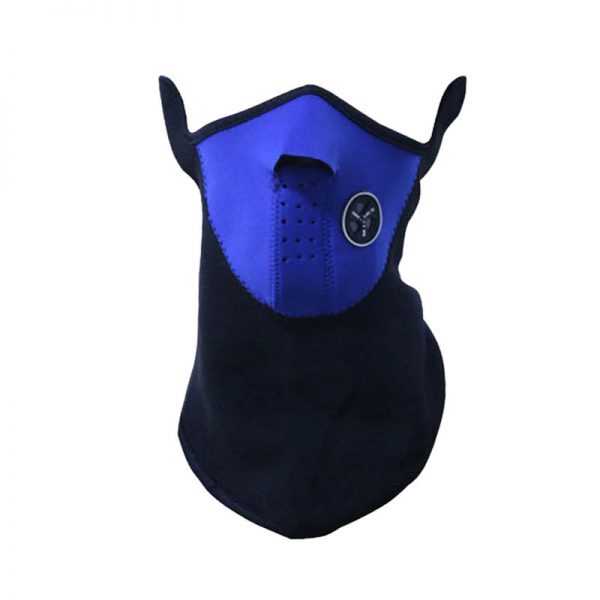 Blue Sports fleece face mask