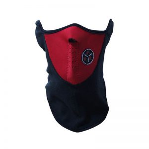 Red Sports fleece face mask