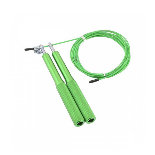 Green Metallic Speed Jump Rope
