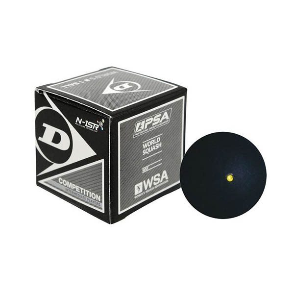 Dunlop Yellow Single Dot Squash Ball