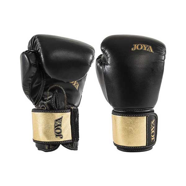 Original Joya Metallic Gold Black Kickboxing Gloves – 14oz