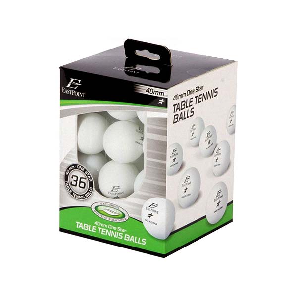 6 Box of EastPoint 40 mm One Star Table Tennis Balls NEW 
