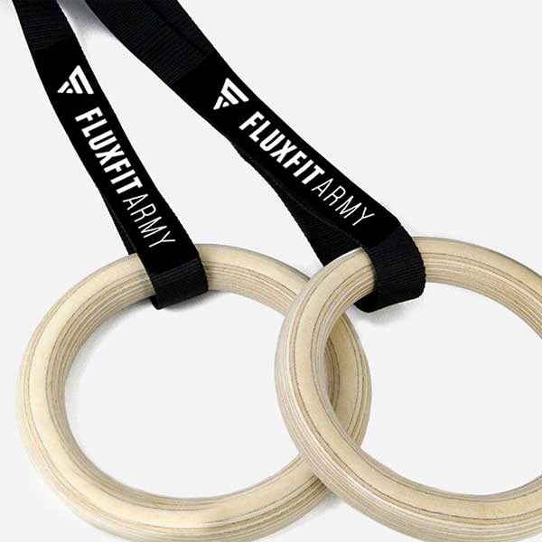 Fluxfit Wooden Gymnastic Rings