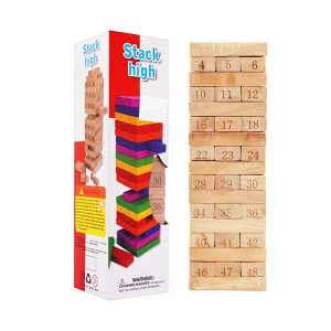 Jenga Wooden Blocks Game 54 pcs