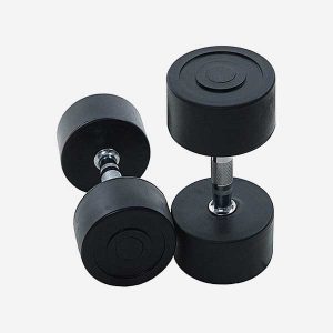 14KG Rubber Dumbbell-Pair